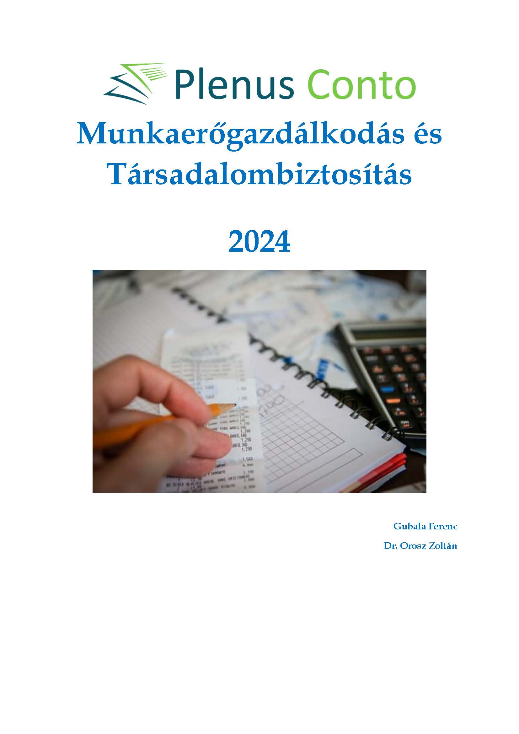 Munkaerőgazdálkodás és Társadalombiztosítás 2024